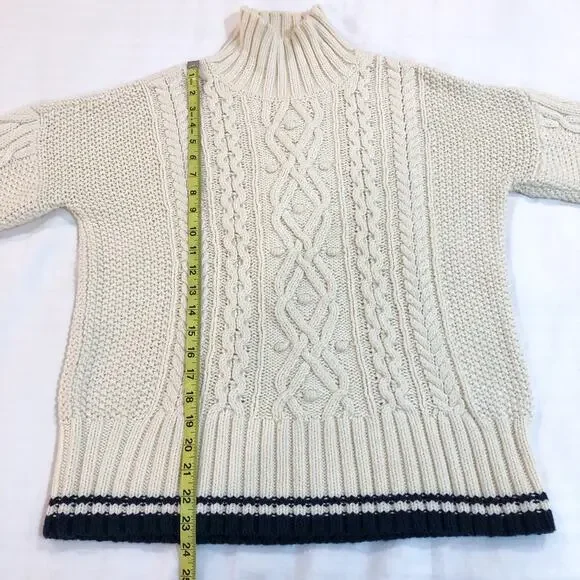 Vineyard Vines Tipped Island Fisherman Mock Sweater - Picture 4 of 8